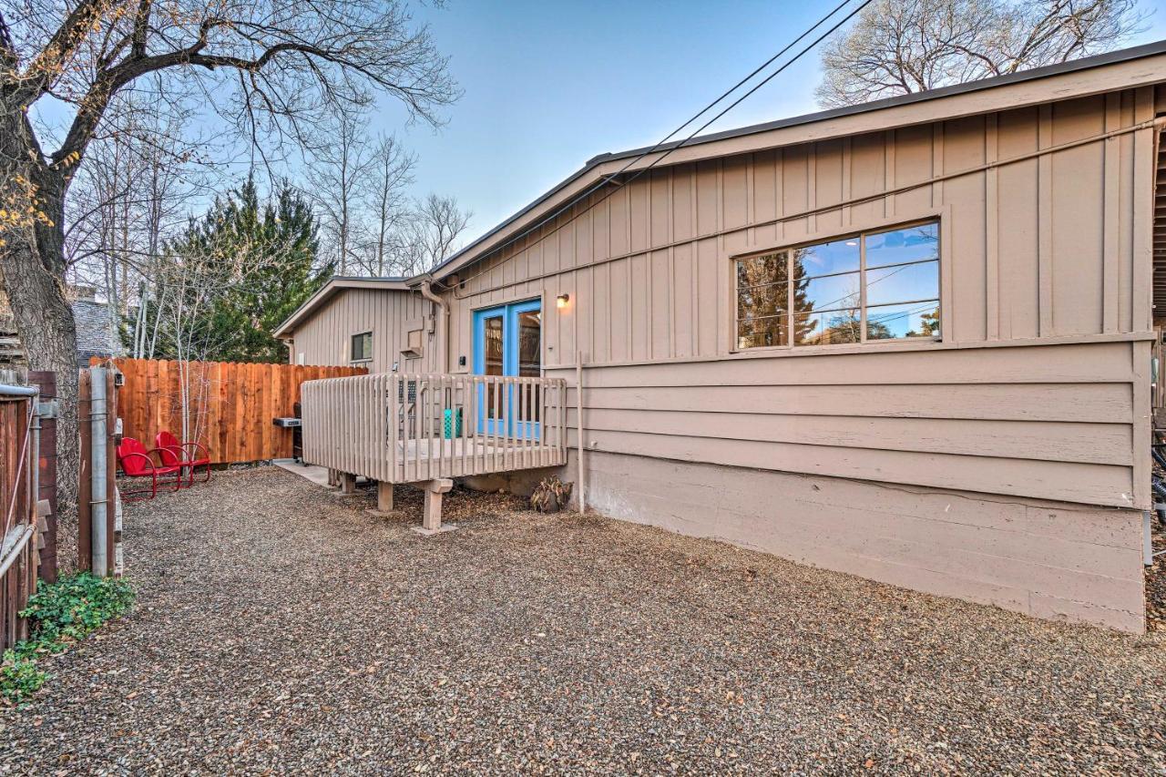 Cozy Flagstaff Studio With Patio - Near Dtwn! Exteriér fotografie
